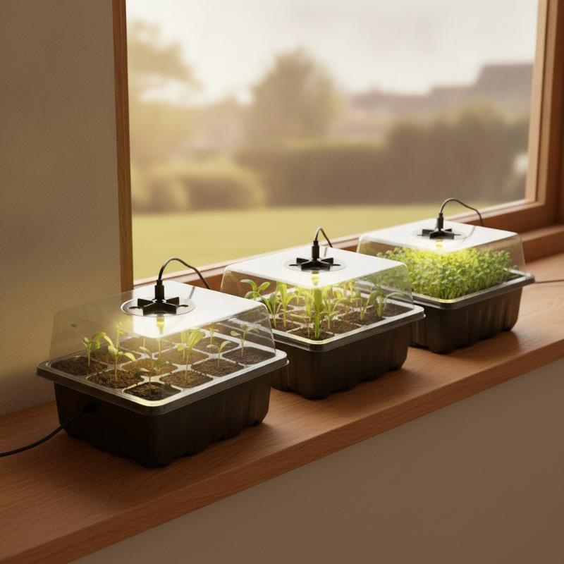 Humidity Dome Kit - Bandeja para germinar semillas en casa,